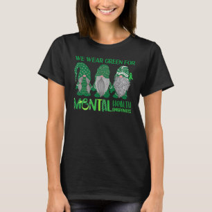 Camiseta Trio Gnomo Vestimos Consciência Mental Verde S
