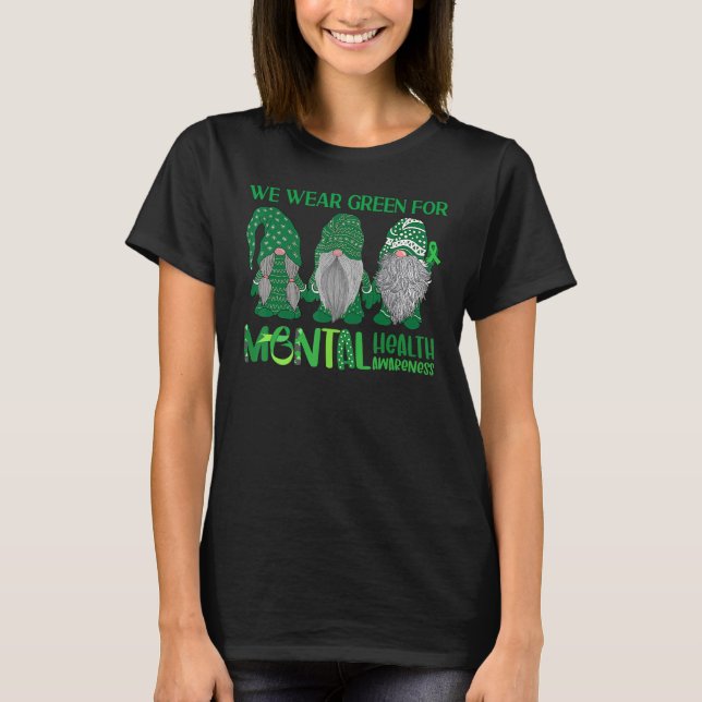 Camiseta Trio Gnomo Vestimos Consciência Mental Verde S (Frente)