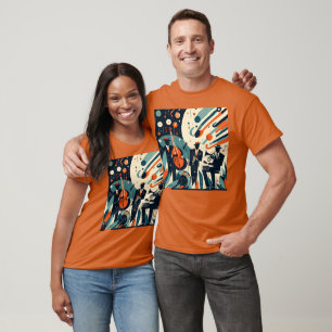 Camiseta Trio Moderno de Meados do Século da Era do Jazz