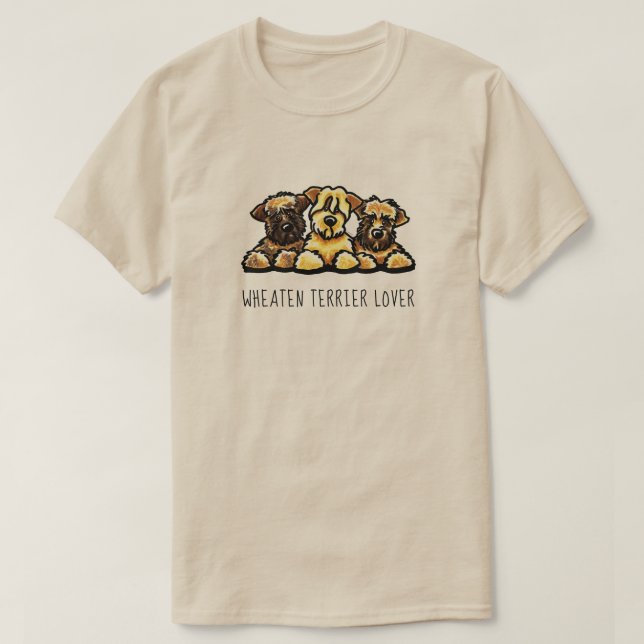 Camiseta Trio SCWT Wheaten Terrier Lover (Frente do Design)