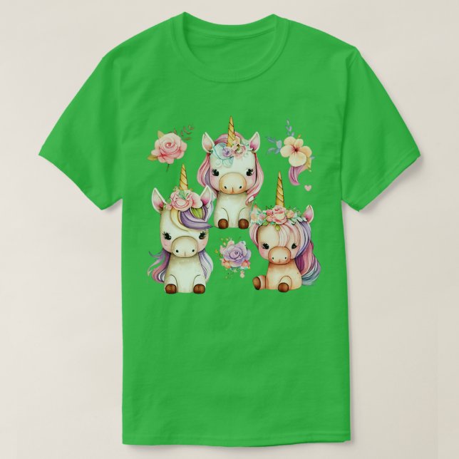 Camiseta Trio Unicorn (Frente do Design)