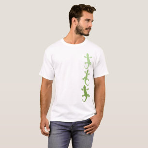 Camiseta Trio verde do geco de Ombre