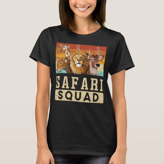 Camiseta Trip Africano de Férias na Esquadra Safari (Frente)