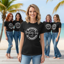 Trip. Besties de Aviso em Andamento Branco a Preto