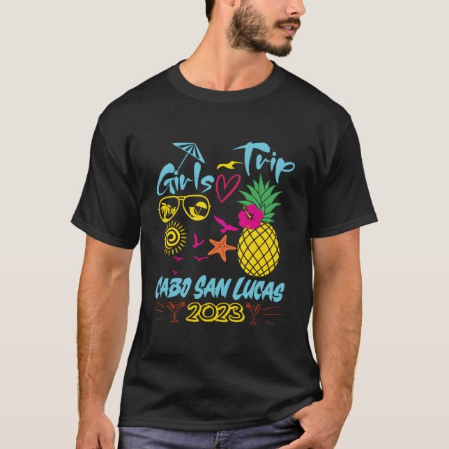Camiseta Trip Cabo San Lucas Mexico 2023 Summer Vacation (Frente)