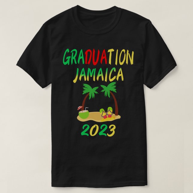Camiseta Trip de Graduação Jamaica 2023 Mais velho Grab Jam (Frente do Design)