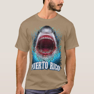 Camiseta Trip de Praia do Tubarão Branco Excelente de Féria