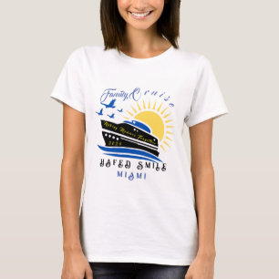 Camiseta Trip Sunset T da Família de Navios de Cruzeiro Per