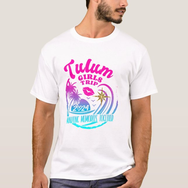 Camiseta Trip Tulum 2024 Beach Womens (Frente)