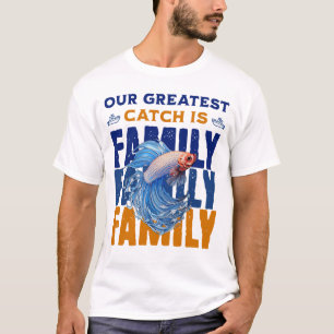 Camiseta Tripa de Pesca da Família das Capturas Mais Import