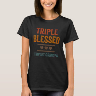 Camiseta Tripla Abençoada Netos vovô vovô