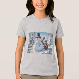 Camiseta Tripla Bella+Canvas Juventude