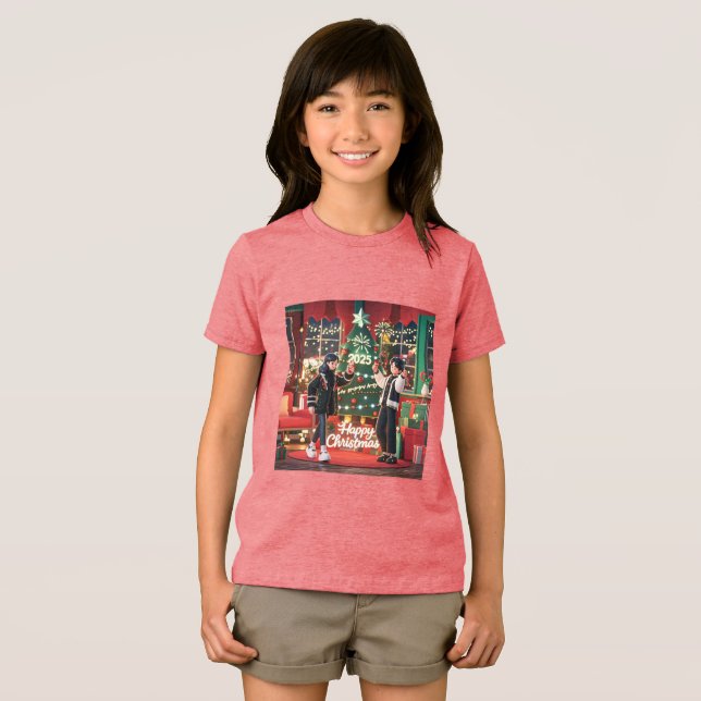 Camiseta Tripla Bella+Canvas Juventude (Frente Completa)