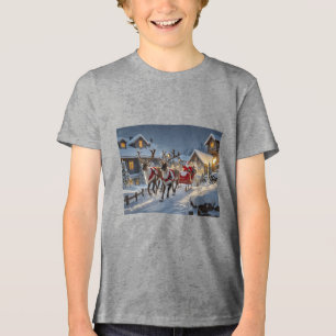 Camiseta Tripla Bella+Canvas Juventude