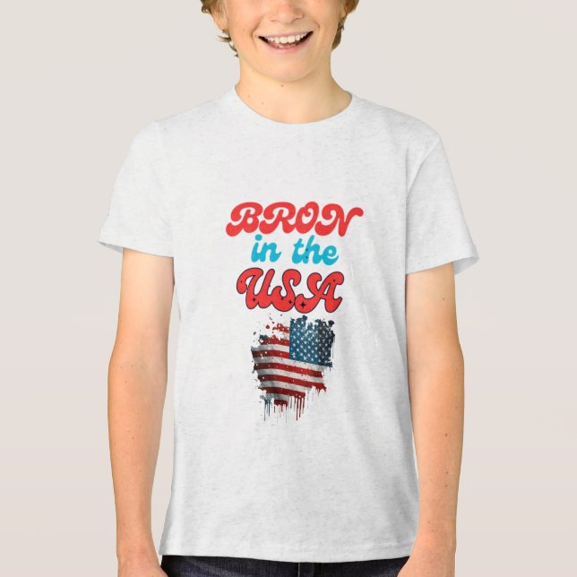 Camiseta Tripla Bella+Canvas Juventude (Frente)