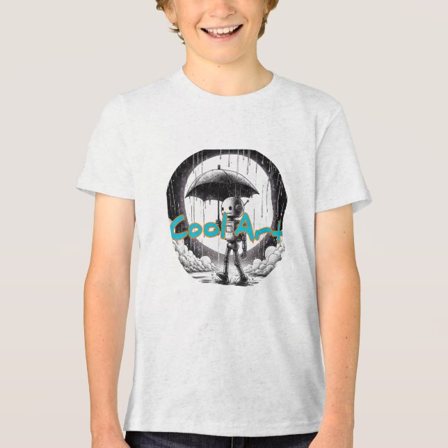 Camiseta Tripla Bella+Canvas, preto sólido (Frente)