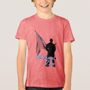 Camiseta Tripla Bella+Canvas, preto sólido