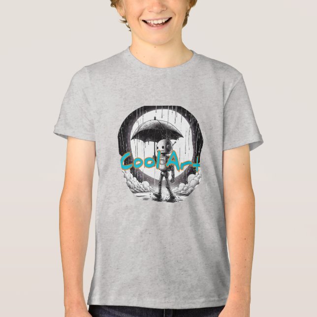 Camiseta Tripla Bella+Canvas, preto sólido (Frente)