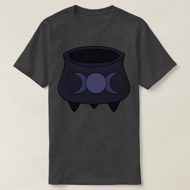 Camiseta Triple Moon Godness Cauldron (Frente do Design)