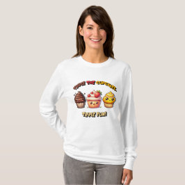Camiseta Triple os Cupcakes, Triple Divertido!