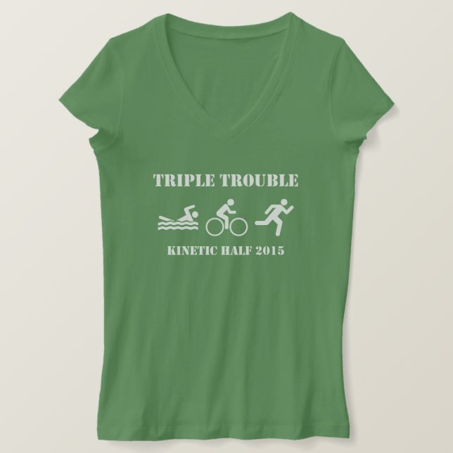 Camiseta Triple Trouble 2015 (Frente do Design)