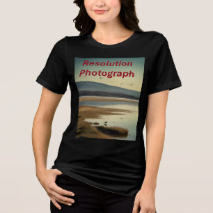 Camiseta tríplice feminina Bella+Canvas - "Lac ave