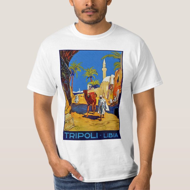 Camiseta Tripoli - Libia (Líbia) (Frente)