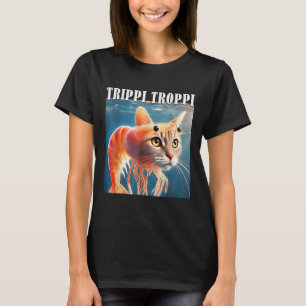 Camiseta Trippi Troppi - italiano Brainrot Meme Engraçado