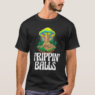 Camiseta Trippin Balls Mushroom Women Magic Psilocybin Mus