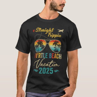 Camiseta Trippin Reto Myrtle Beach 2025 Família Verão V