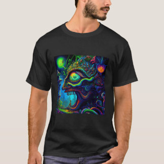 Camiseta Trippy Abstrato Lizard Psychedelic