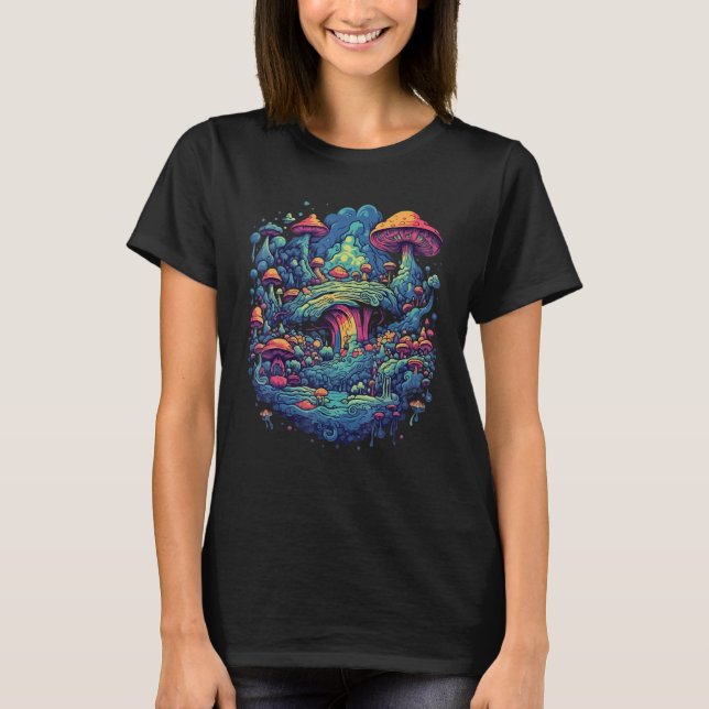 Camiseta Trippy Dnb Rave Tekk Techno Hardtekk Psytrance 1 (Frente)