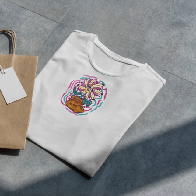 Camiseta Trippy Flower (Criador carregado)