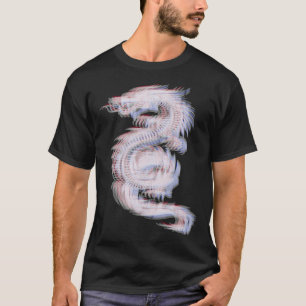 Camiseta Trippy legal dragão japonês EDM faz música techno