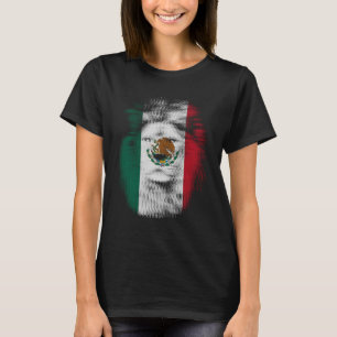 Camiseta Trippy lion Mexico bandeira mexicana EDM raves tec