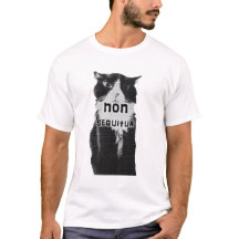 Camiseta Trippy: Não tshirt do gato do sequitur