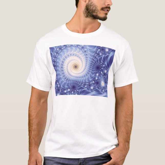 Camiseta Trippy Psychedelic Starstorm Fine Fractal (Frente)