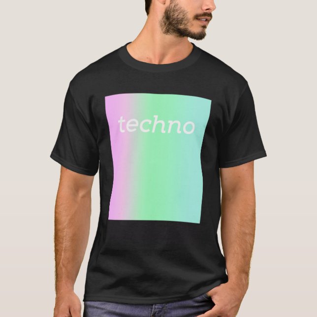 Camiseta Trippy Techno EDM Electronic Dance Music (Frente)