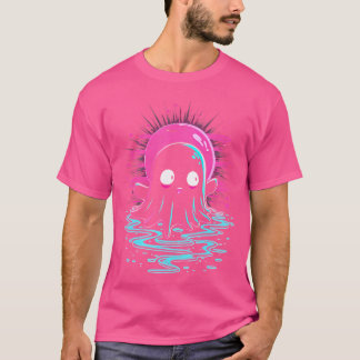 Camiseta Trippy Vaporwave Ghost Techno Rave Halloween Edm P