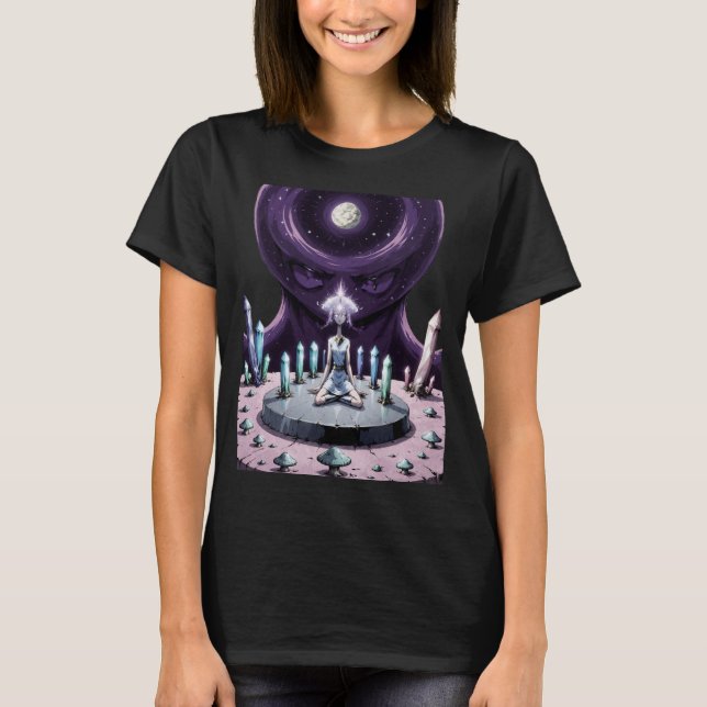 Camiseta Trippy Witchy Magia Mushroom Altera Espada (Frente)