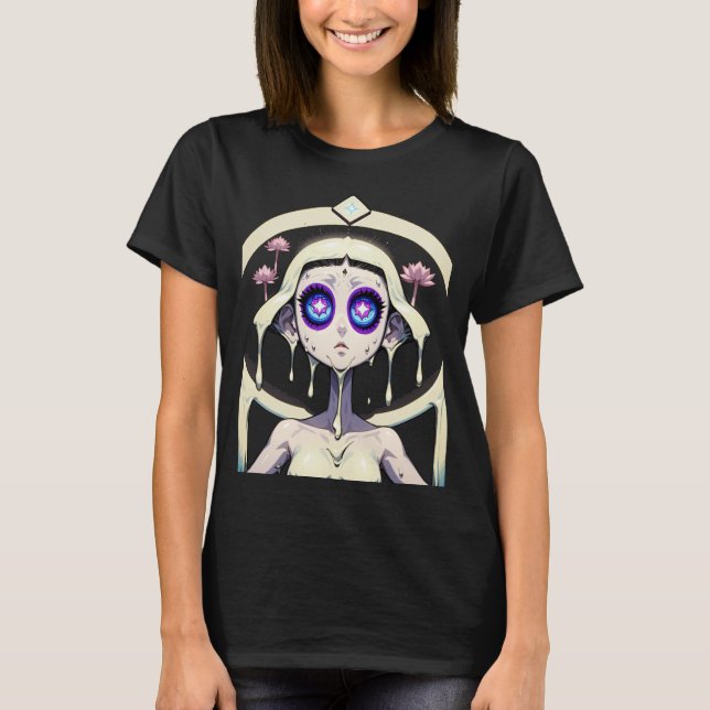 Camiseta Trippy Witchy Magia Mushroom Altera Espada (Frente)