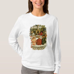 Camiseta Triptych, painel esquerdo, Philipp Melanchthon