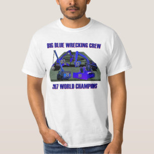 Camiseta Tripulação Azul Grande