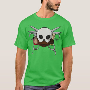 Camiseta Tripulação de barbeiros pirata jolly sem legenda