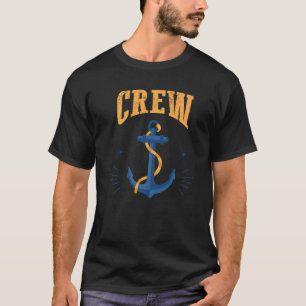Camiseta Tripulação de Barco de Navegação em Barco Ancorado