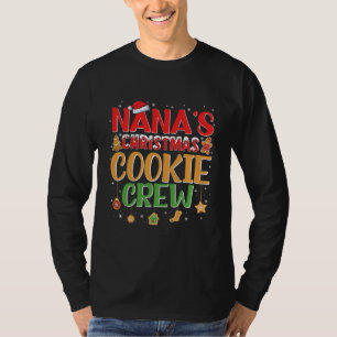 Camiseta Tripulação de Biscoito de Natal de Nana para a F
