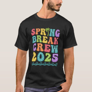 Camiseta Tripulação de Break 2025 Férias do Grupo Familiar