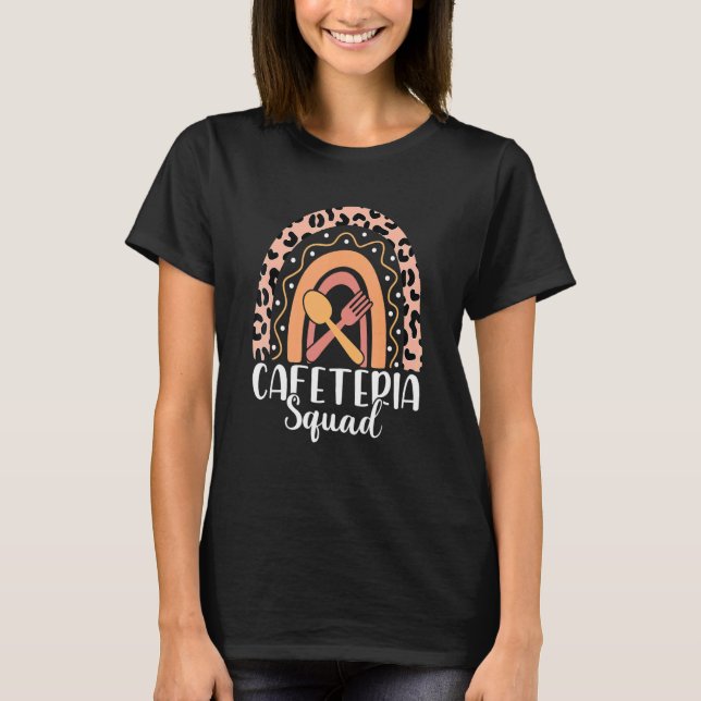Camiseta Tripulação de Cafeteria Retro Almoço Senhoras do A (Frente)
