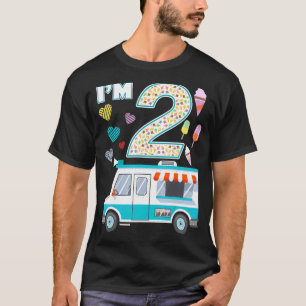 Camiseta Tripulação de Caminhão segundo aniversário Sou 2 F