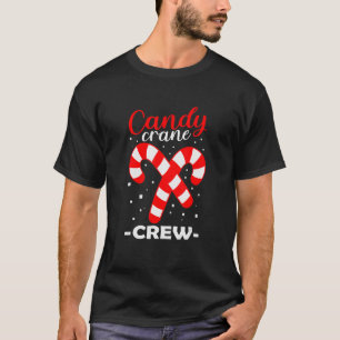 Camiseta Tripulação de Candy Cane Correspondente ao Natal P